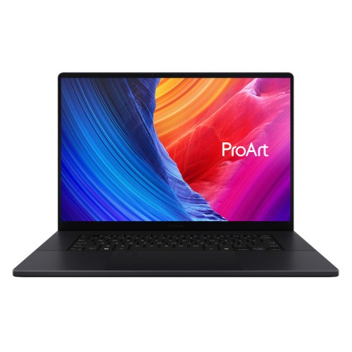 ASUS Laptop ProArt P16 OLED H7606WP-OLED-SC116X 16' 4K (3840 x 2400) Touch Ryzen AI 9 HX 370/64GB/2*2TB SSD NVMe PCIe 4.0/NVidia GeForce RTX 5070 8GB/Win 11 Pro/2Y/Nano Black