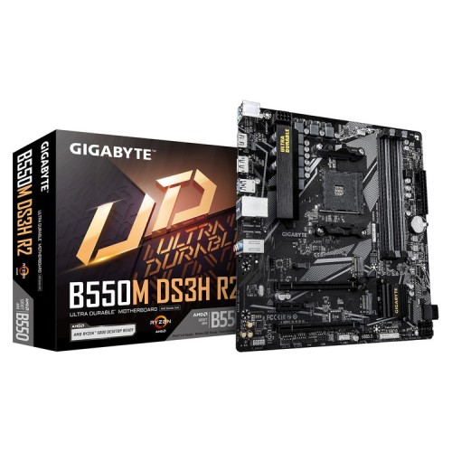 GIGABYTE MOTHERBOARD B550M DS3H R2, AM4, MATX
