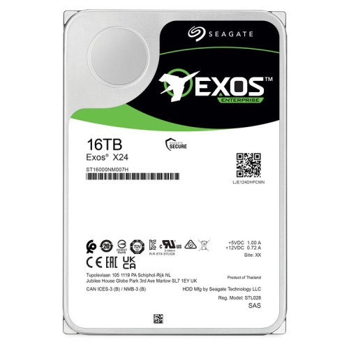 SEAGATE Exos X24 16TB ST16000NM002H, SATA III, 3.5'
