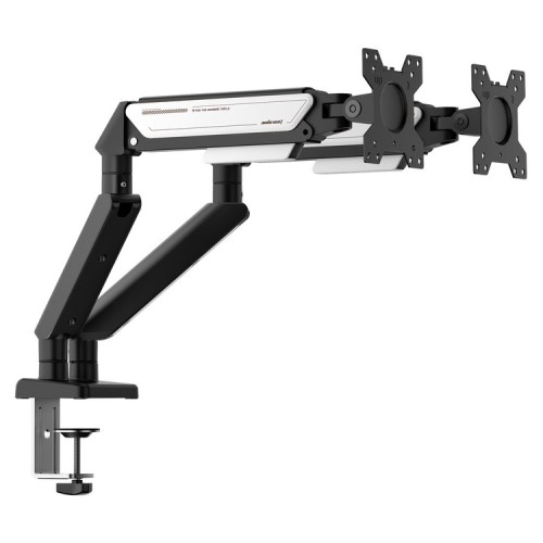 ANDA SEAT Monitor ARM / Stand A6D-2S  Black White Dual, Weight Capacity (per Screen): 2-9kg