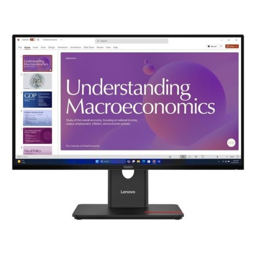 LENOVO Monitor ThinkVision T24D-40 23.8' FHD IPS, HDMi, Display Port,USB-C,USB, Height adjustable,Speakers, 3YearsW