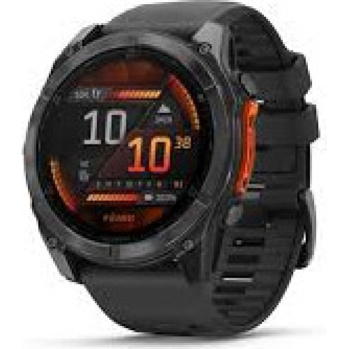 Garmin Fenix 8 51 mm AMOLED Slate grey with Black strap Black