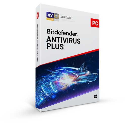 BITDEFENDER ANTIVIRUS PLUS 3 PC 1 Mobile Security 1 Year 