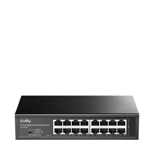 CUDY Switch GS1016EÂ  16-Port Gigabit Light Managed 