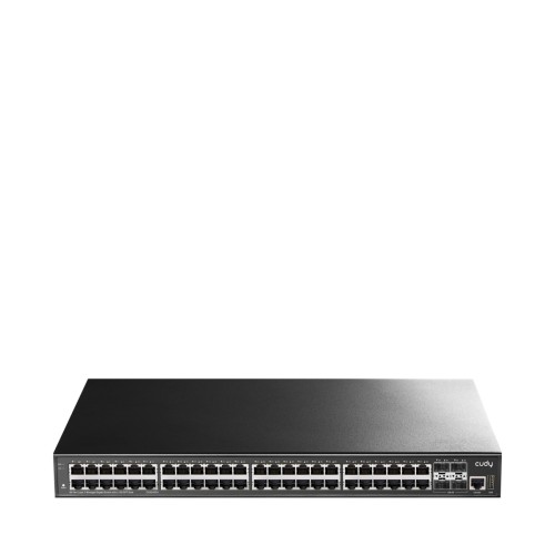 CUDY Switch GS5048S4 48-GbE 4-SFP+ L3 Managed Gigabit 