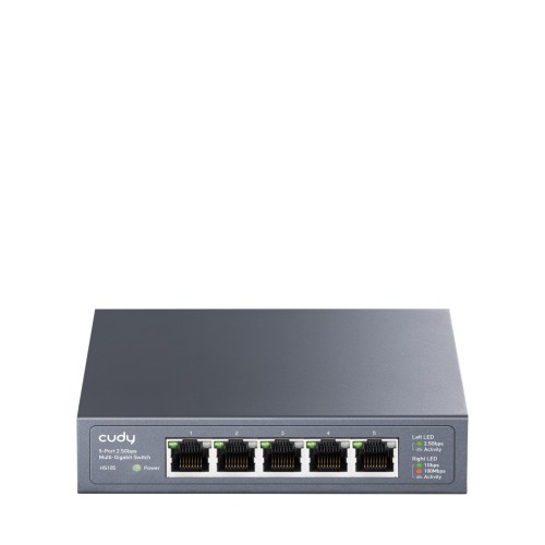 CUDY Switch HS105 5-Port 2.5G Unmanaged 