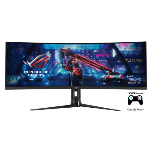ASUS Monitor ROG STRIX XG49VQ 49' 3840x1080 144Hz, HDMI, DisplayPort, FreeSyncâ„¢ 2 HDR, Height Adjustable, 3YearsW