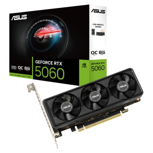 ASUS VGA RTX5060-O8G-LP-BRK, 8GB, GDDR7, Low Profile